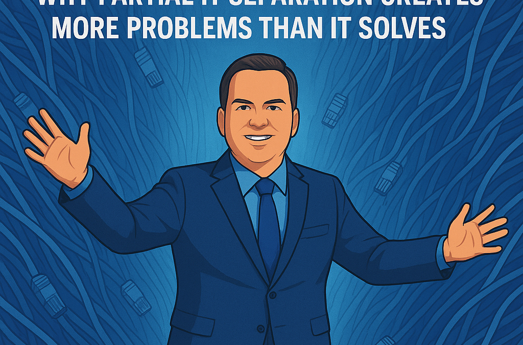 Commit or Don’t Start: Why Partial IT Separation Creates More Problems Than It Solves